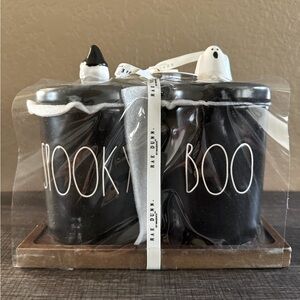 Rae Dunn Halloween 2 piece set
